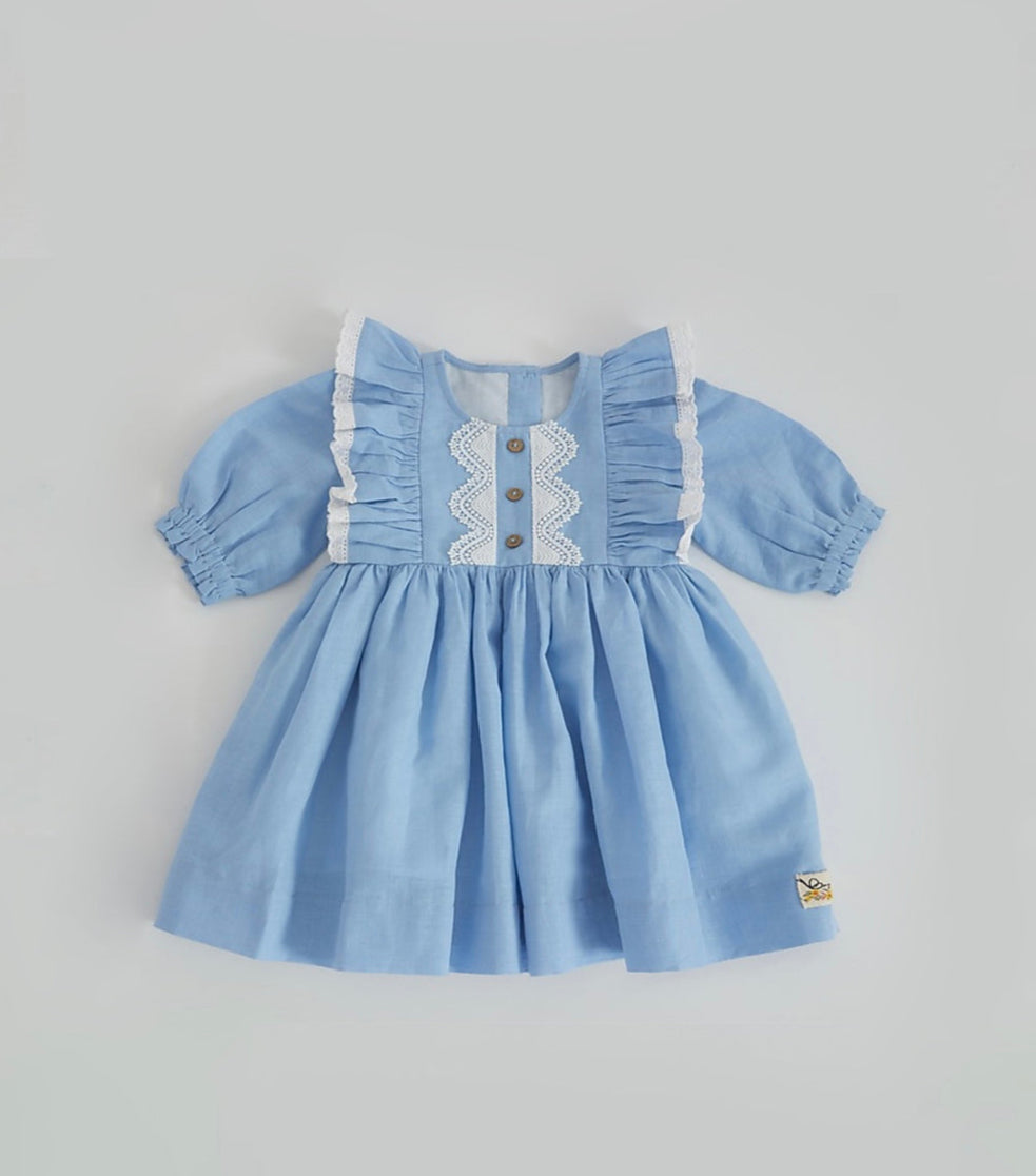 Blue prairie dress