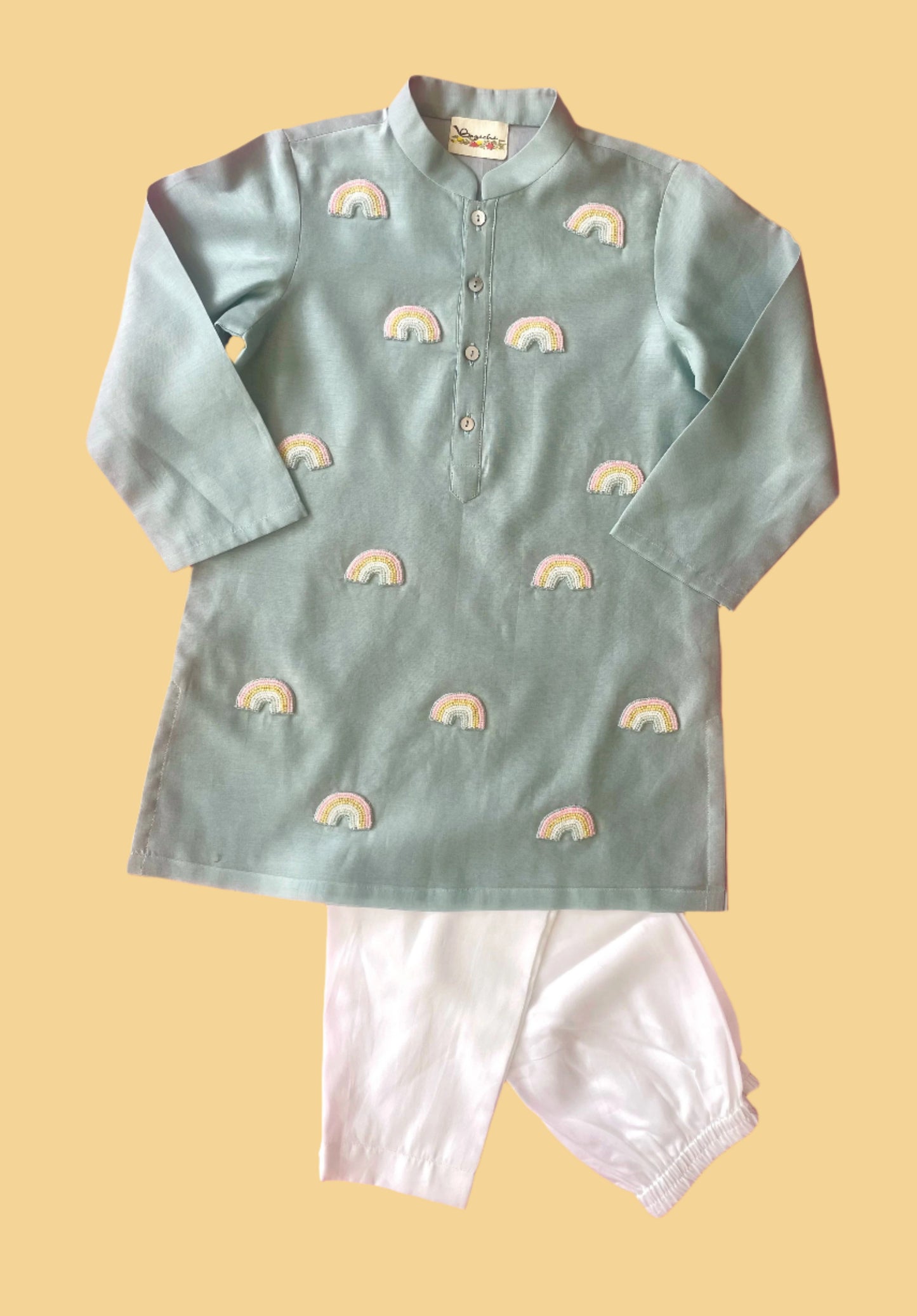 Rainbow kurta set