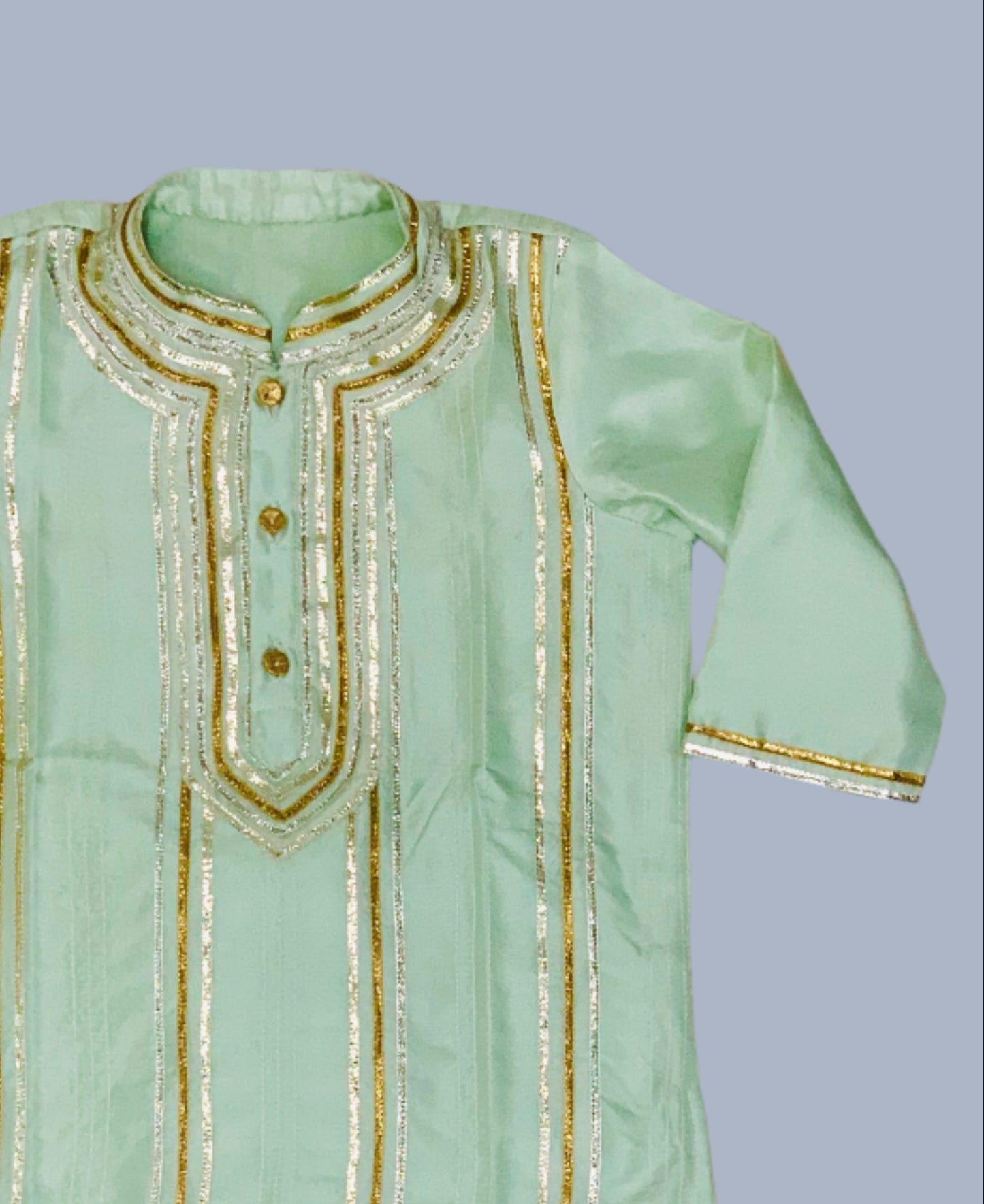 Gota play silk kurta set