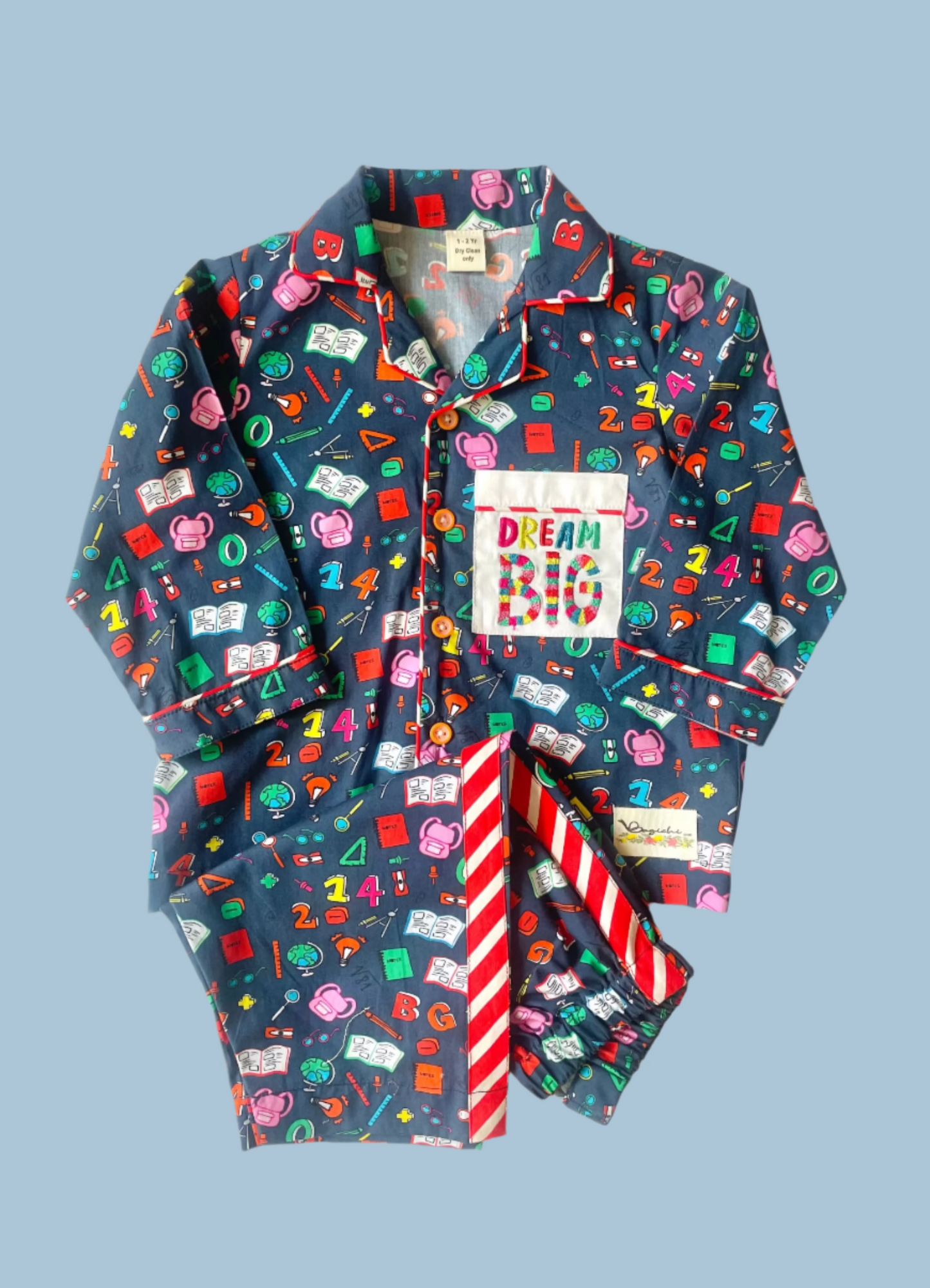 Blue alphabet pjs