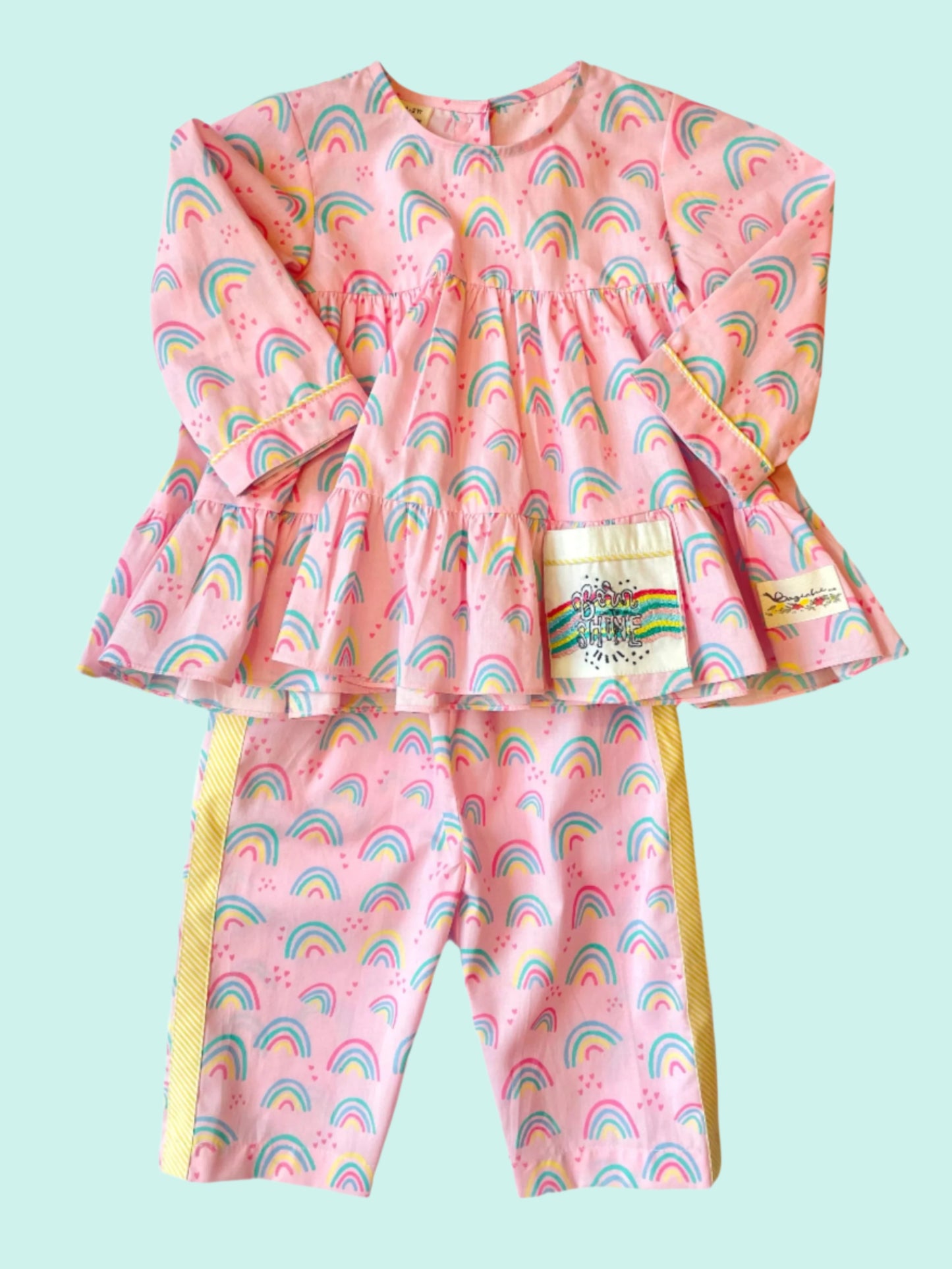 Pink Rainbow pjs