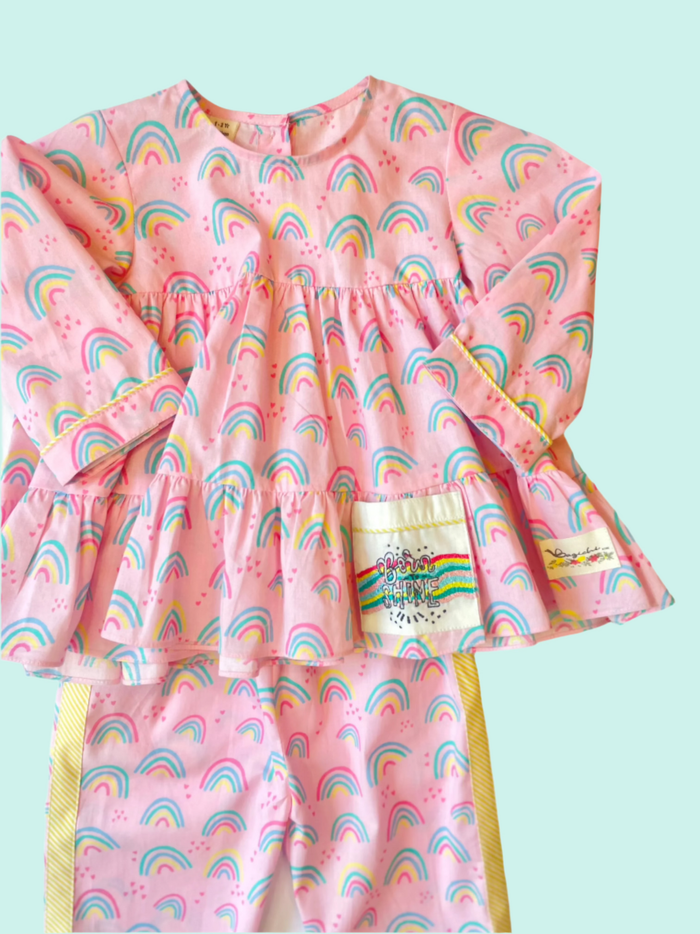 Pink Rainbow pjs