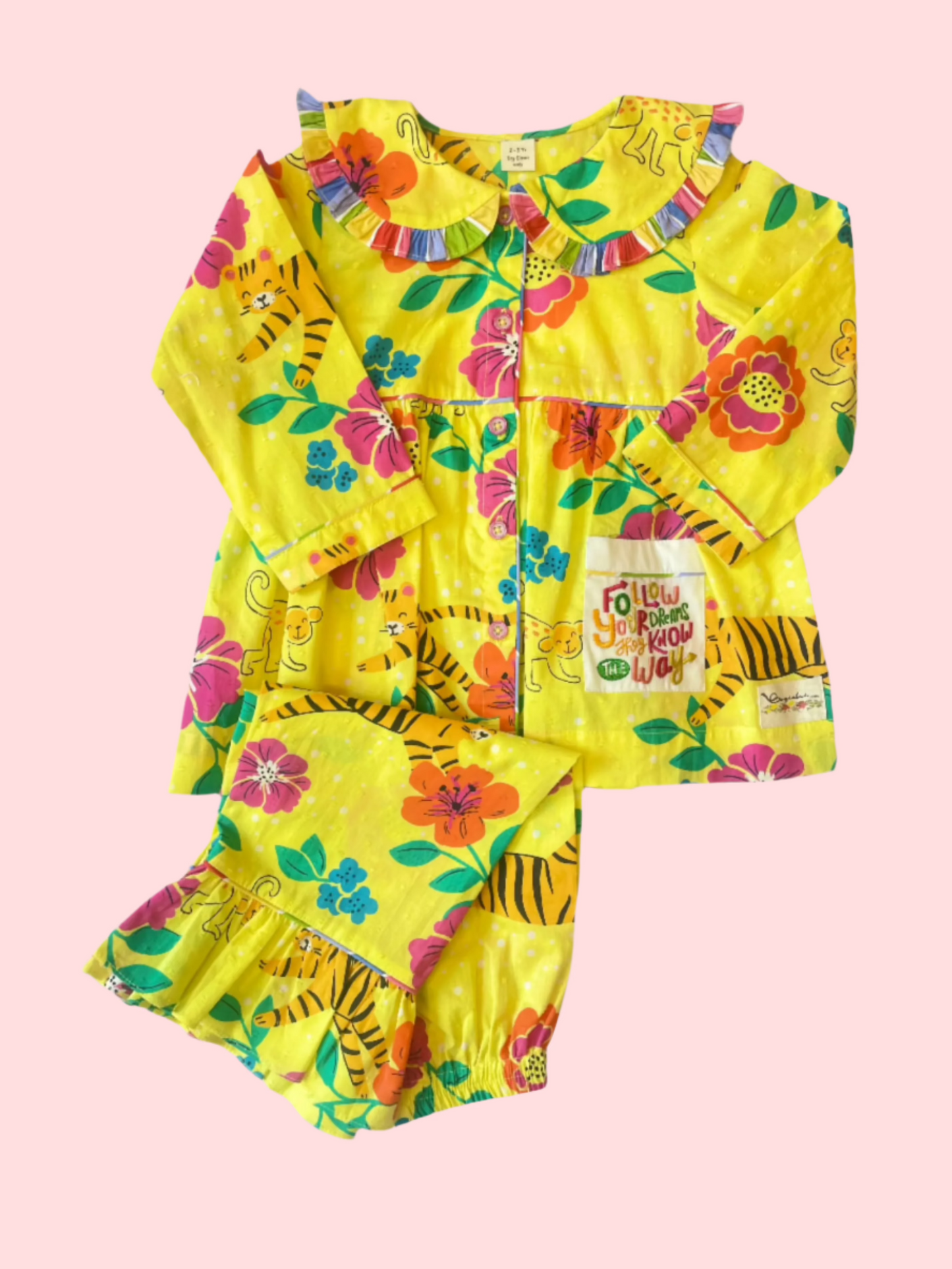 Yellow jungle Pjs