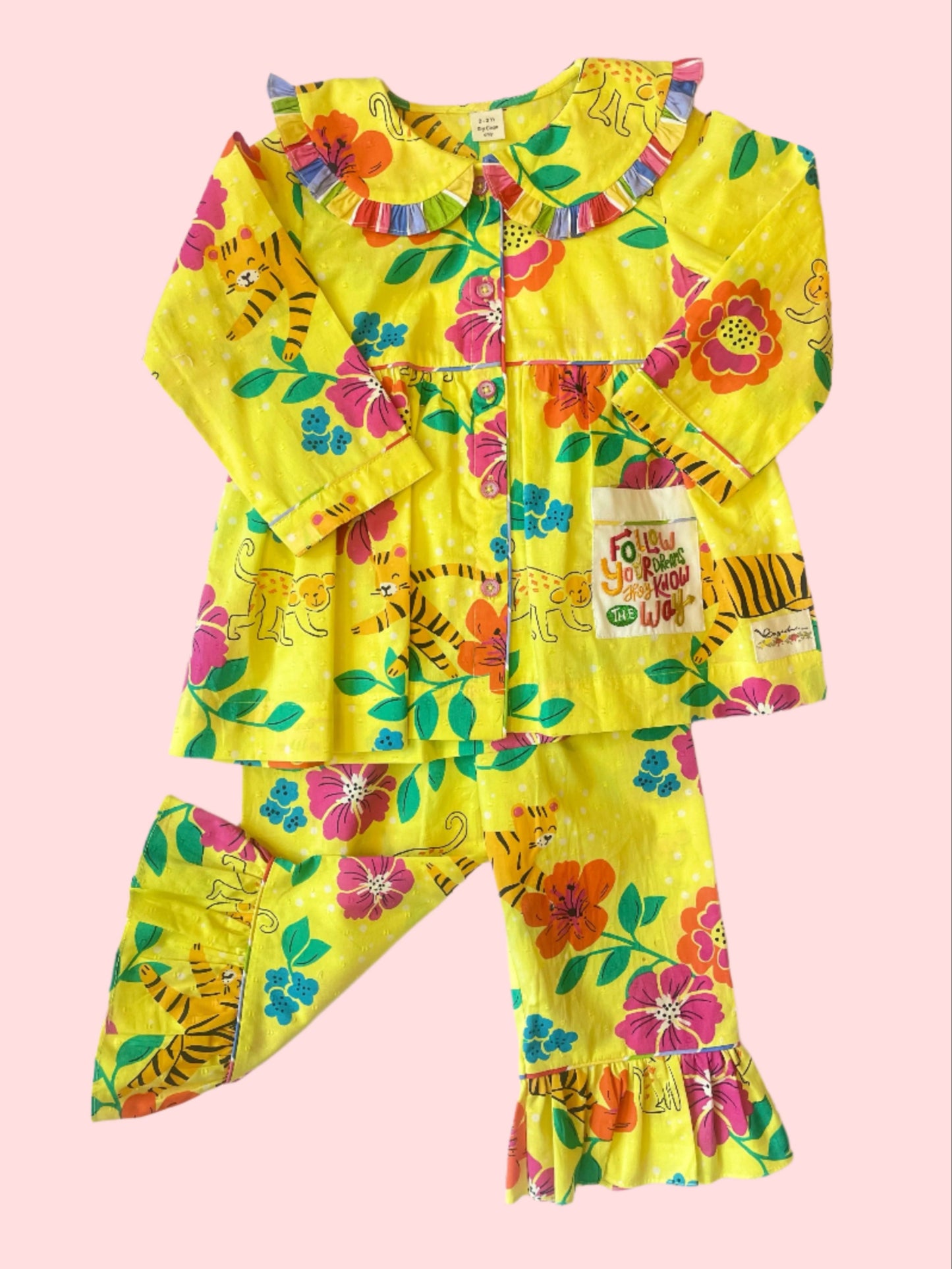 Yellow jungle Pjs