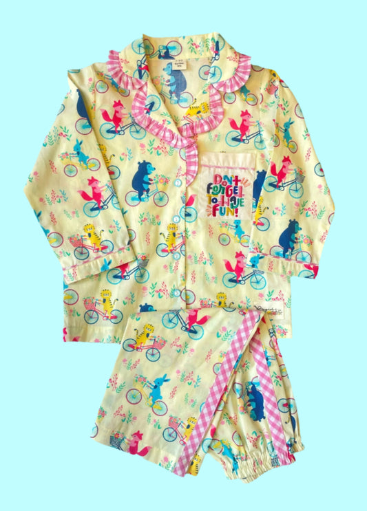 Lemony cycle pjs