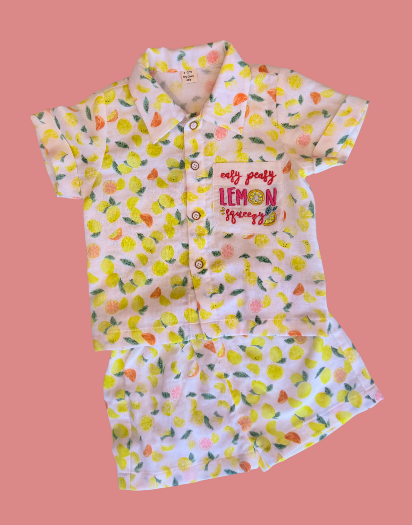 Lemon Sqeezy muslin set