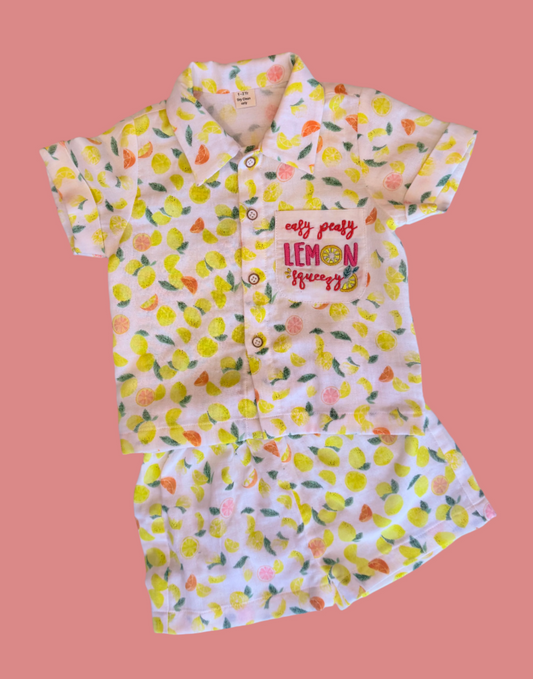Lemon Sqeezy muslin set