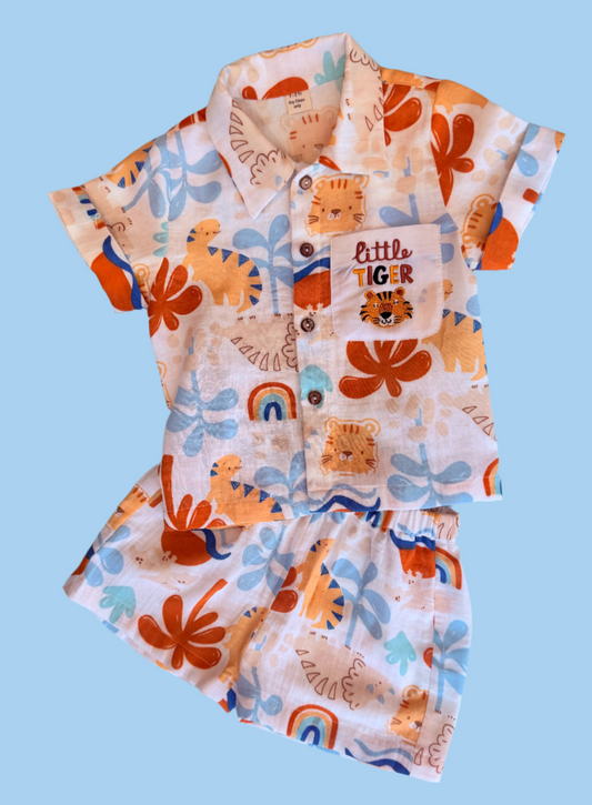 Little Tiger muslin set