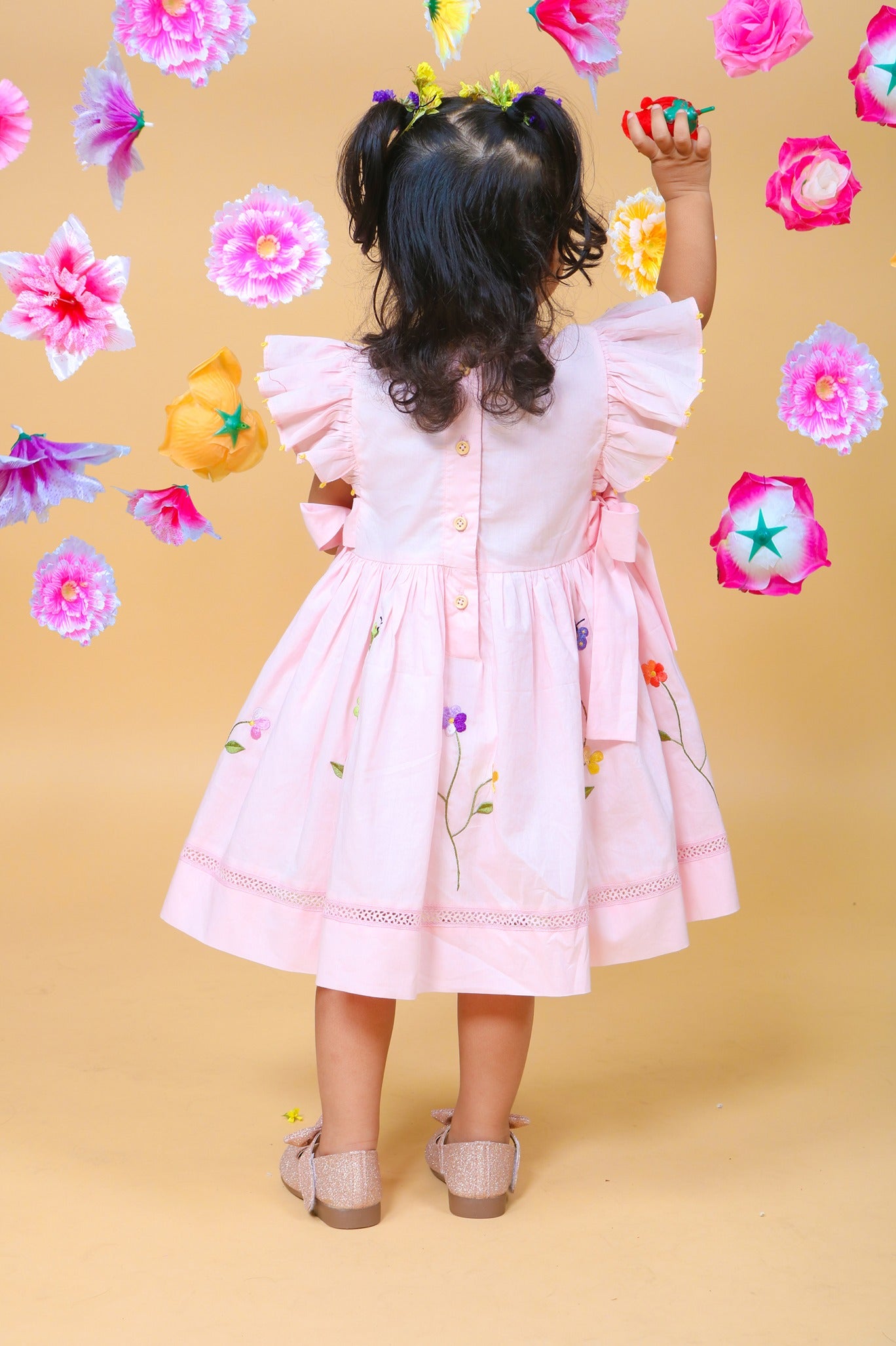 Blossoming flower dress