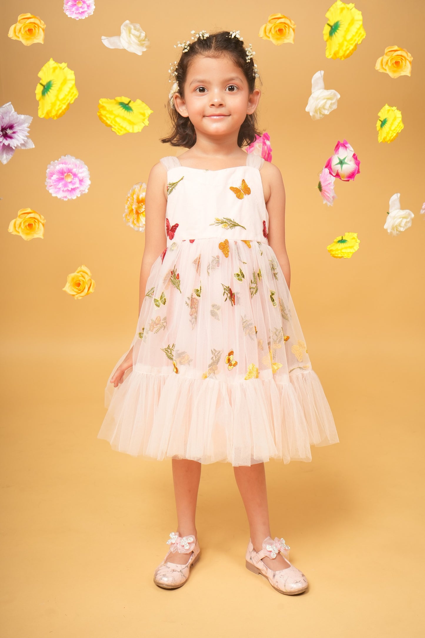 Peach frou frou tutu dress