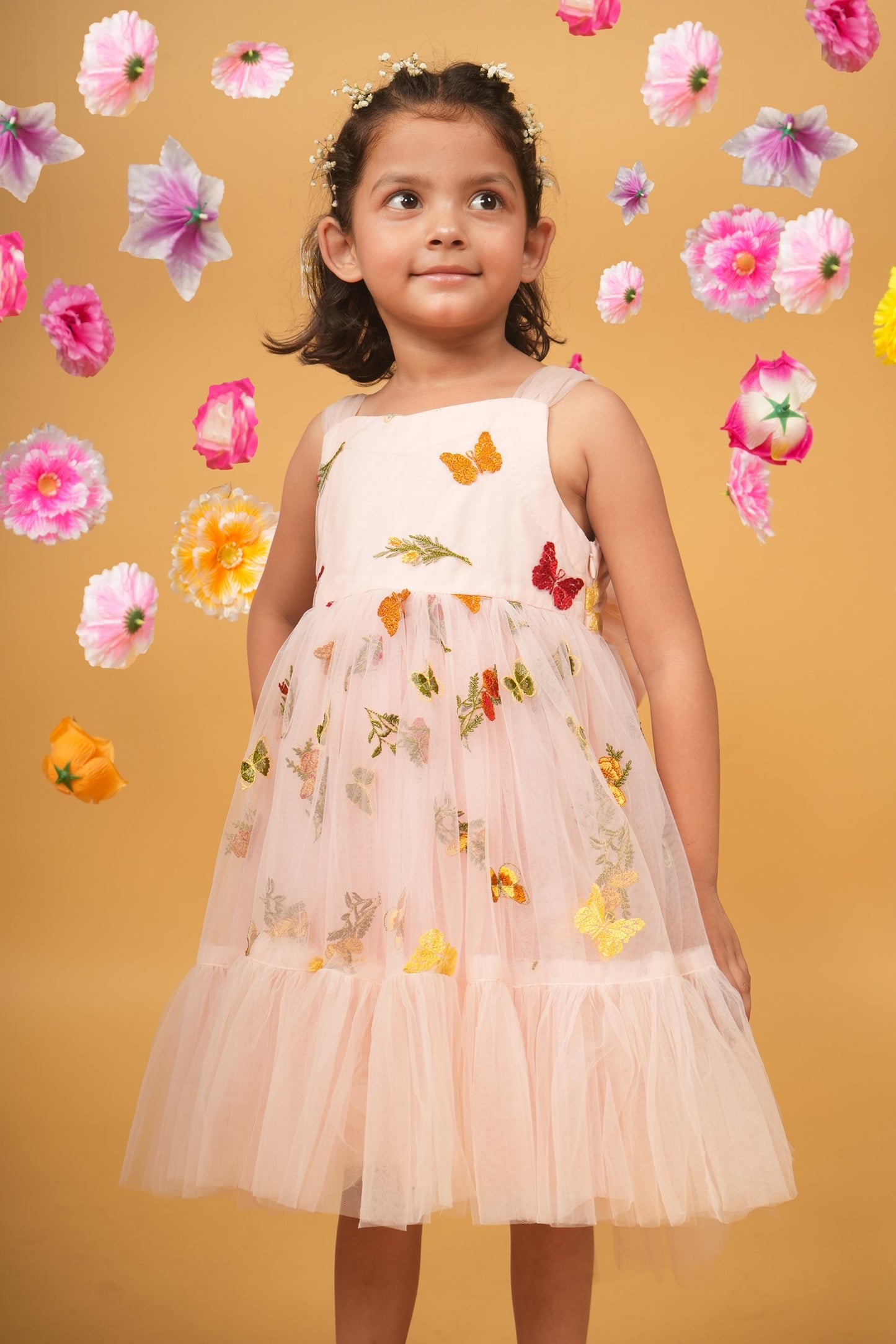 Peach frou frou tutu dress