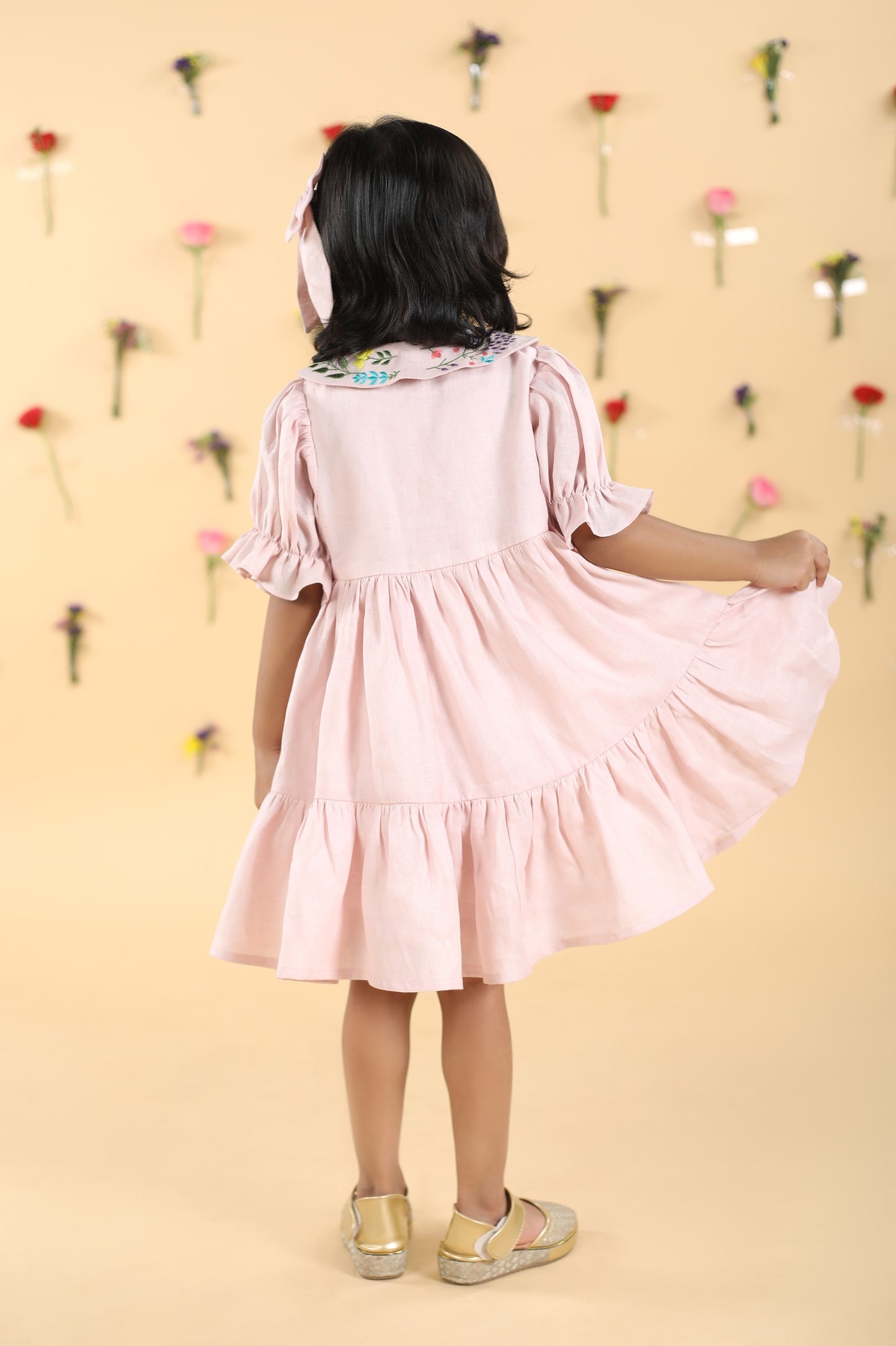 Vintage flower twirl dress