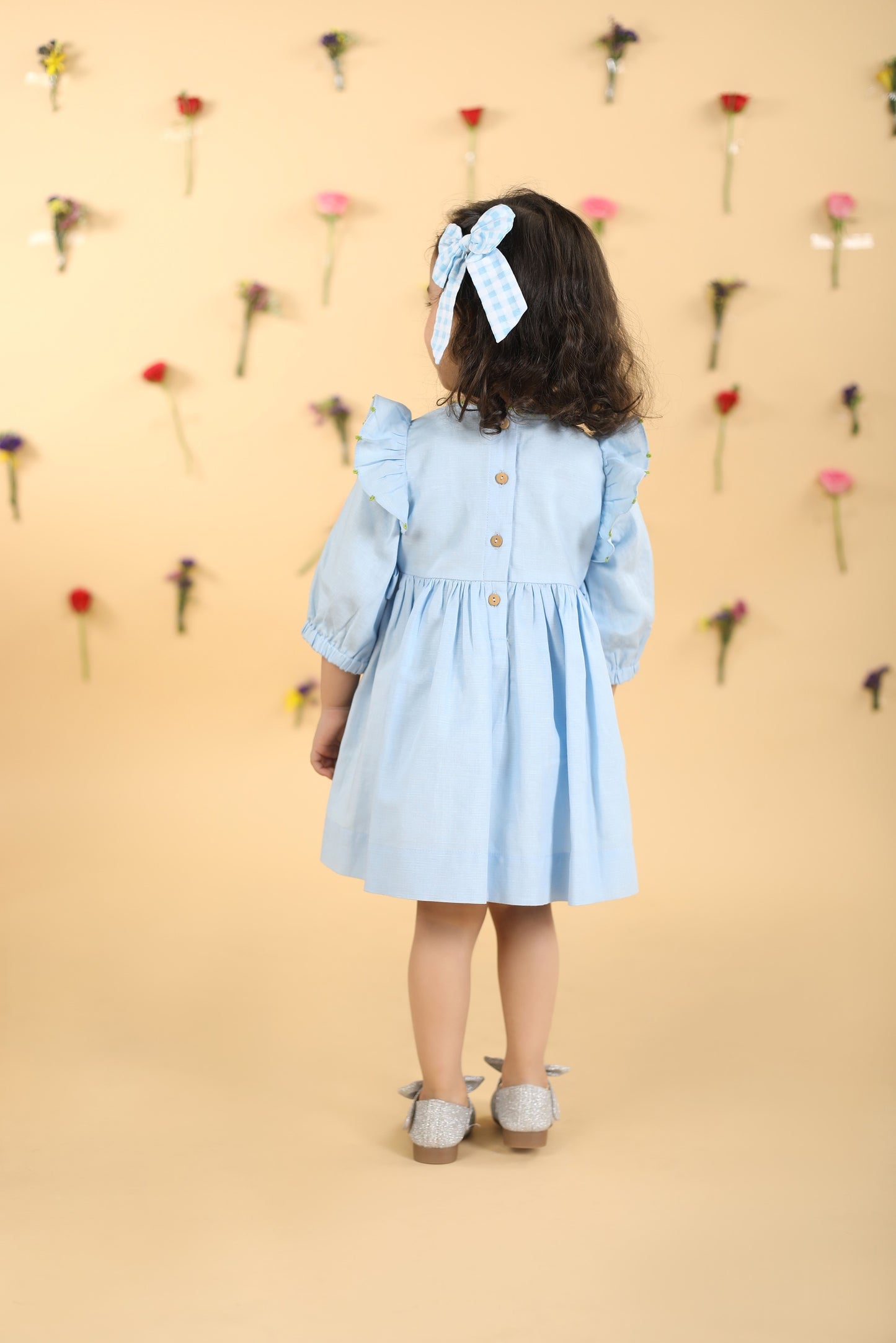 Vintage blue peter rabbit dress