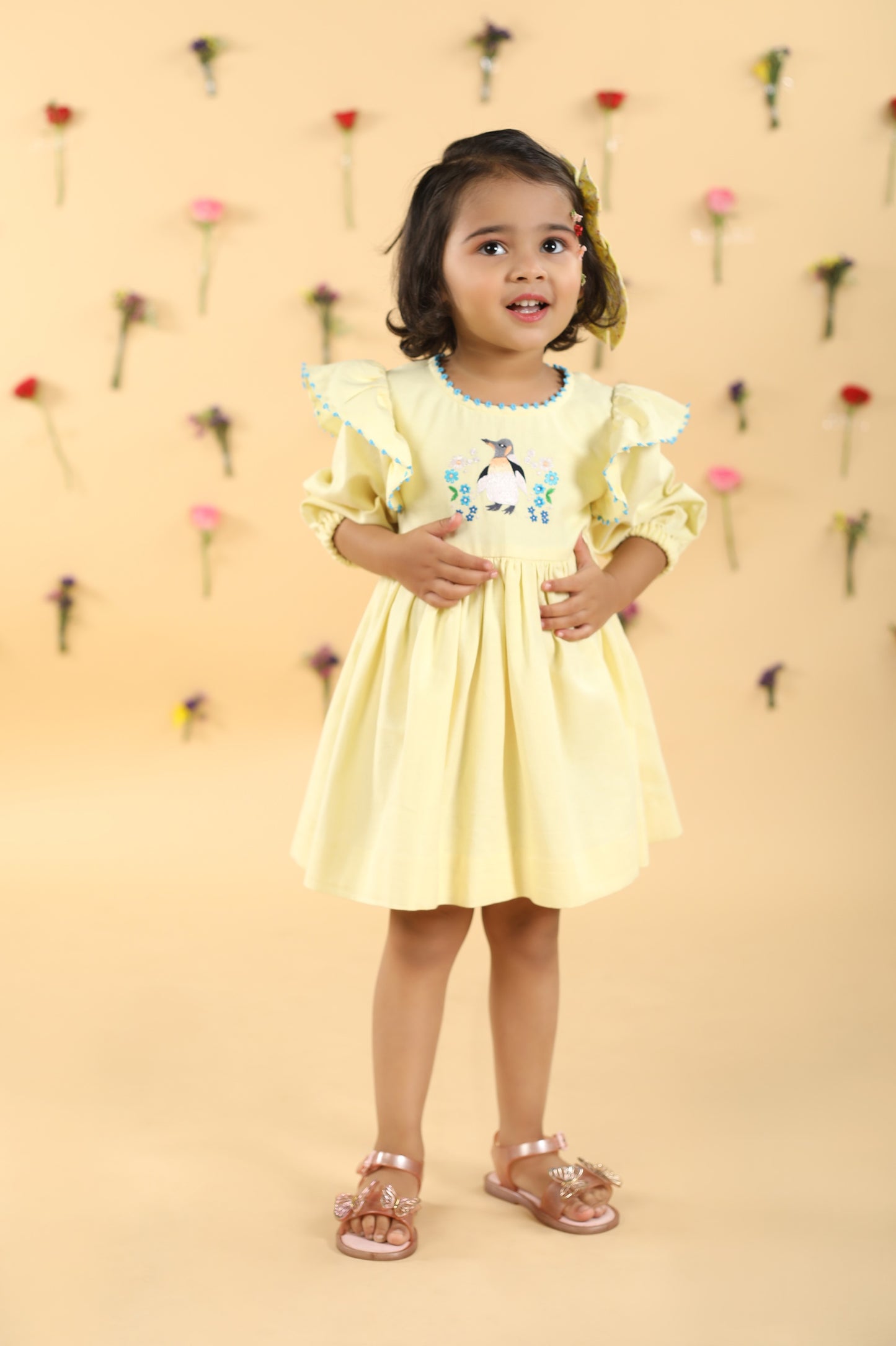 Lemon Penguin dress