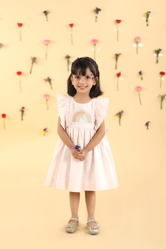 Rainbow girl dress