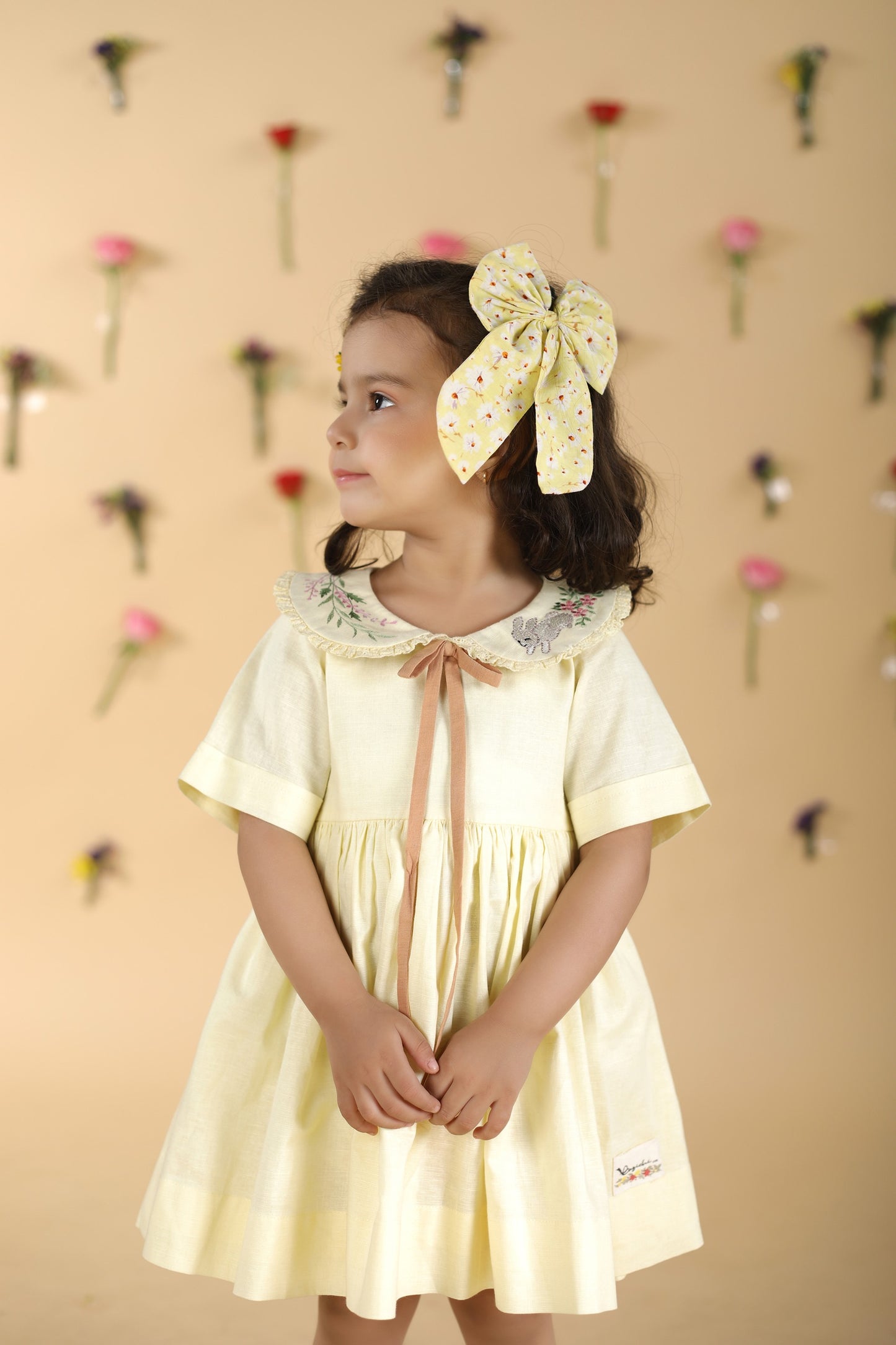 Vintage lemon bunny dress