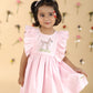 Pink Ruffled deer dress