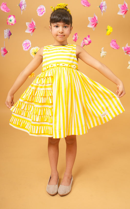 Sunshine ruffled dress