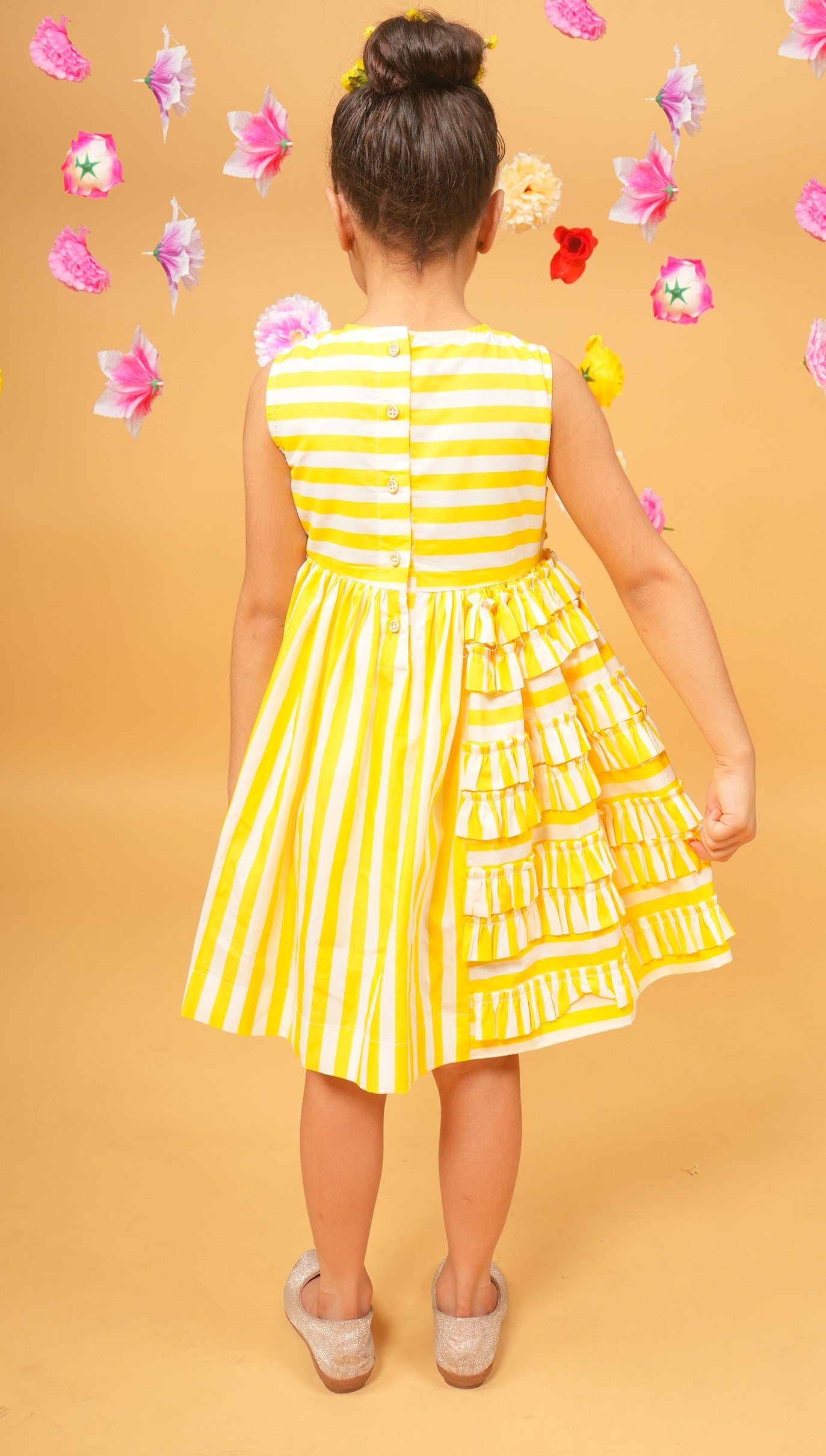 Sunshine ruffled dress