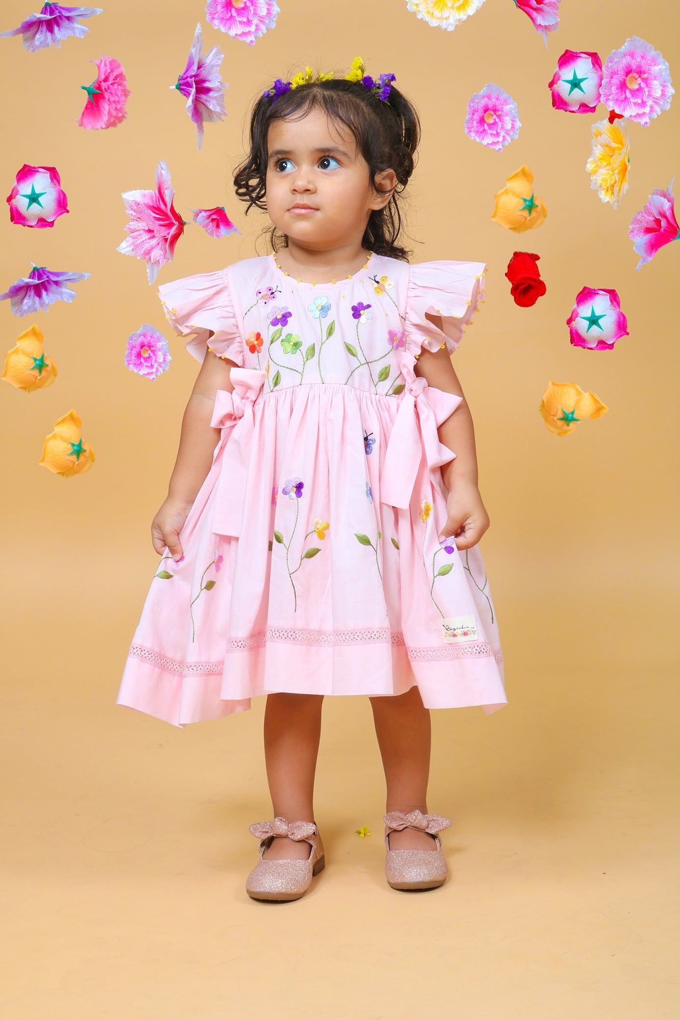 Blossoming flower dress