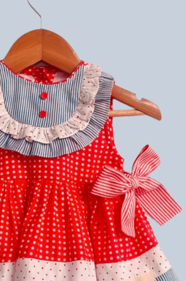 Twirl dot dress