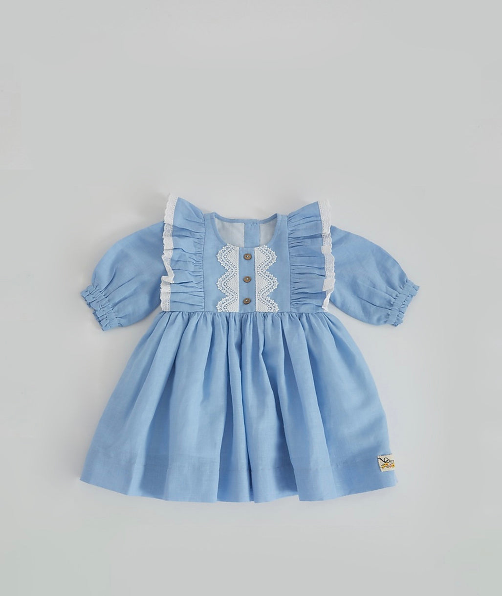 Blue prairie dress