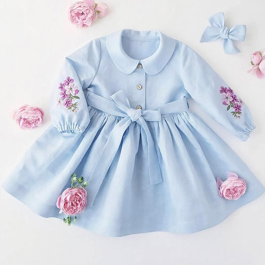 Vintage blue Pari' dress