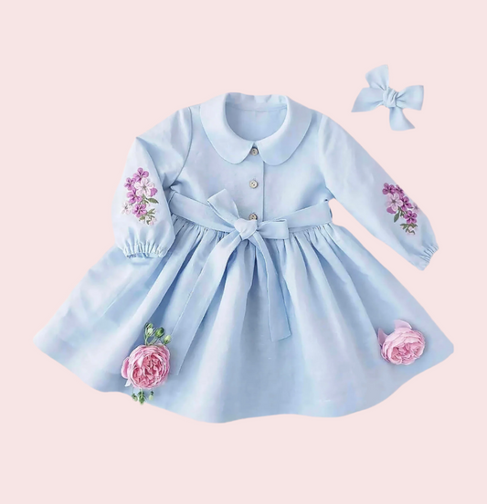 Vintage blue Pari' dress