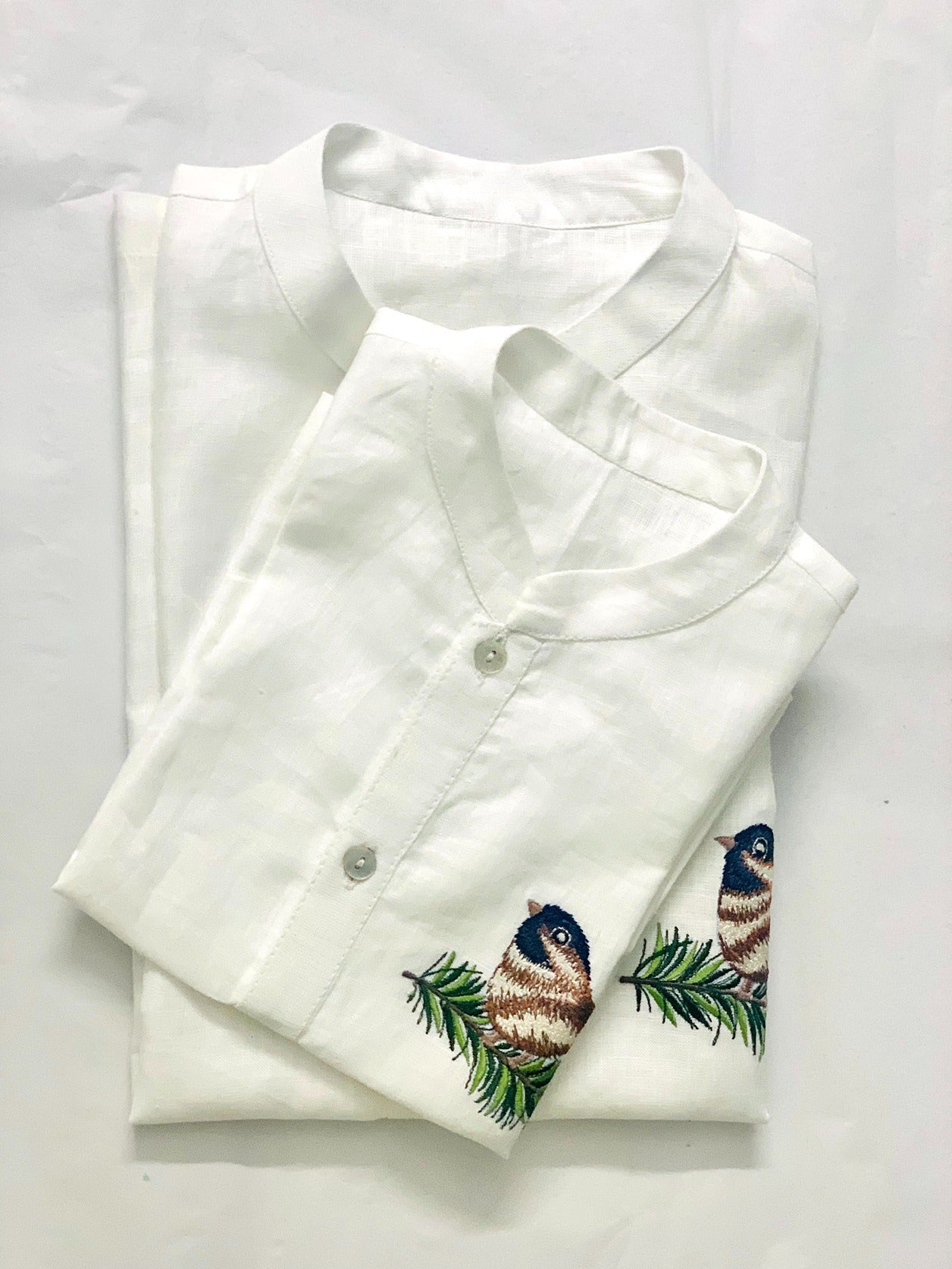 Bird call Button up