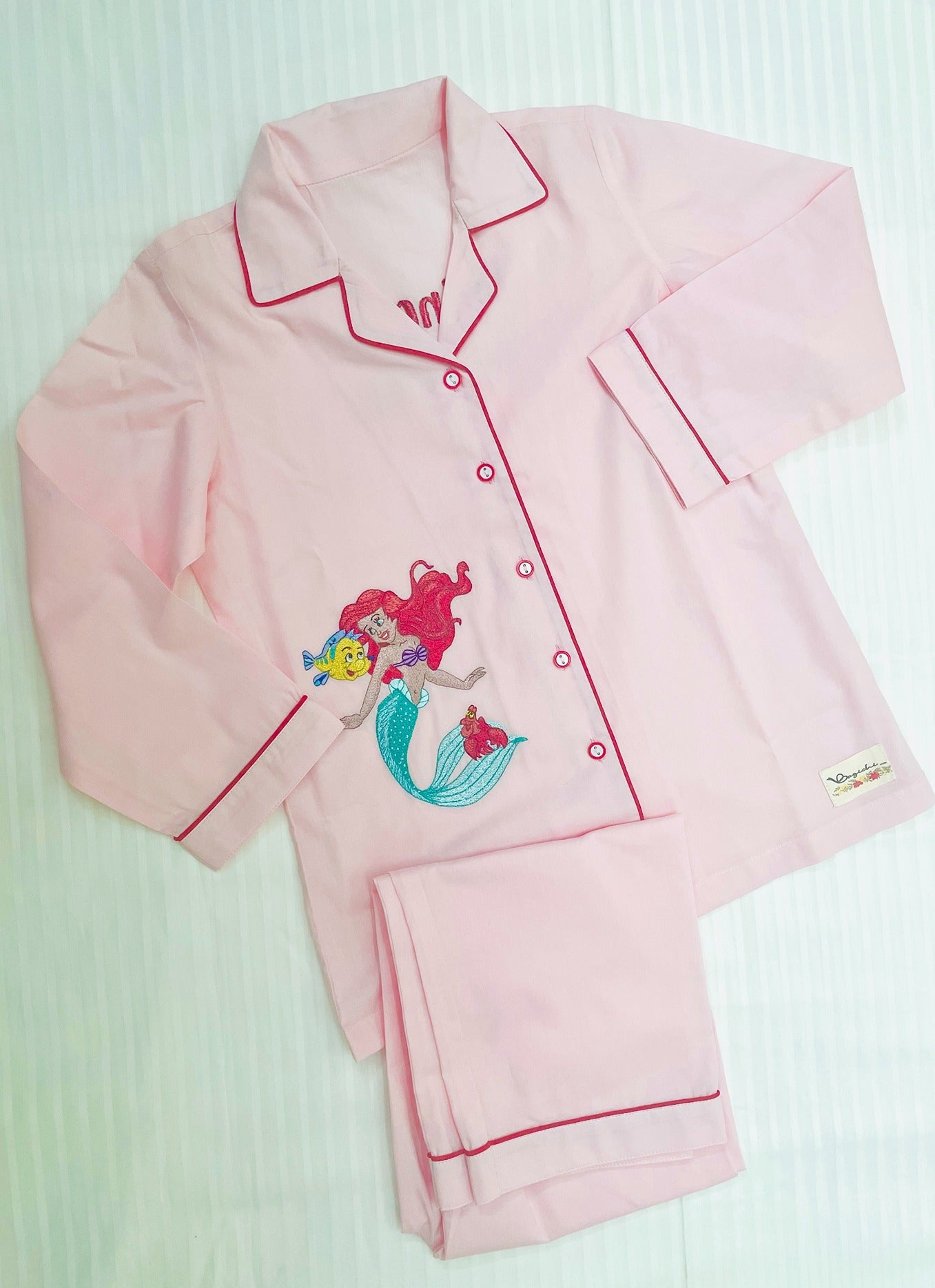 Ariel embroidered pjs