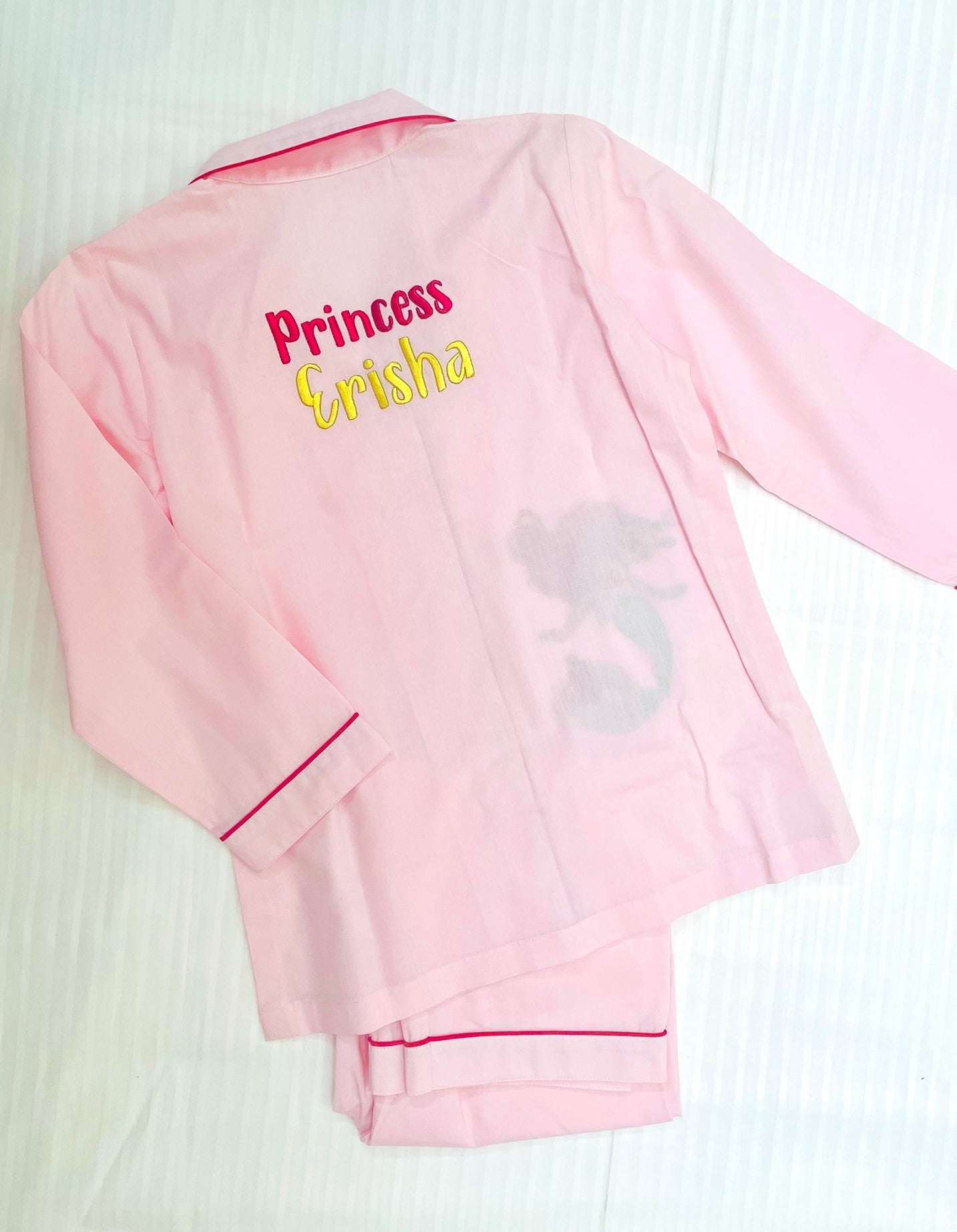 Ariel embroidered pjs