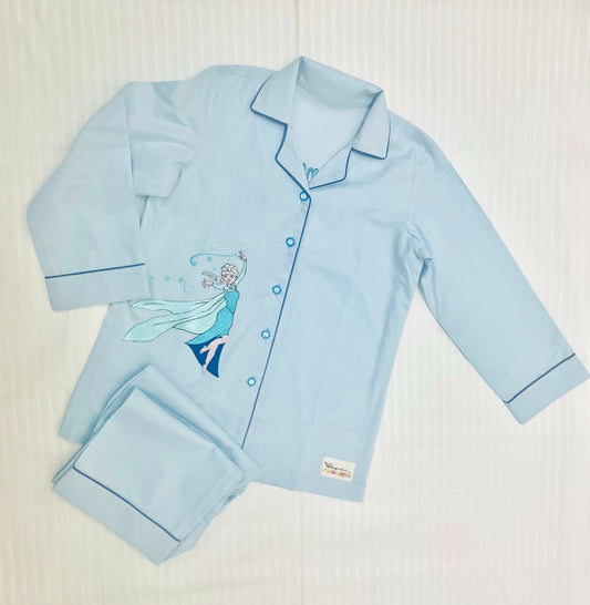 Frozen embroidered pjs