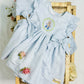 Vintage blue peter rabbit dress