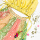 pastel rainbow lehenga set