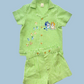 GREEN gingham set with Bluey