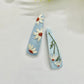 Hand embroidered hair clips for girls