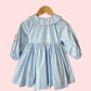 Blue bloom sleeves Dress
