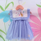 Blue party safari Dress
