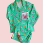 Green cupcake pjs