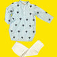 Geo embroidered kurta set