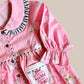 Pink summer birds pjs